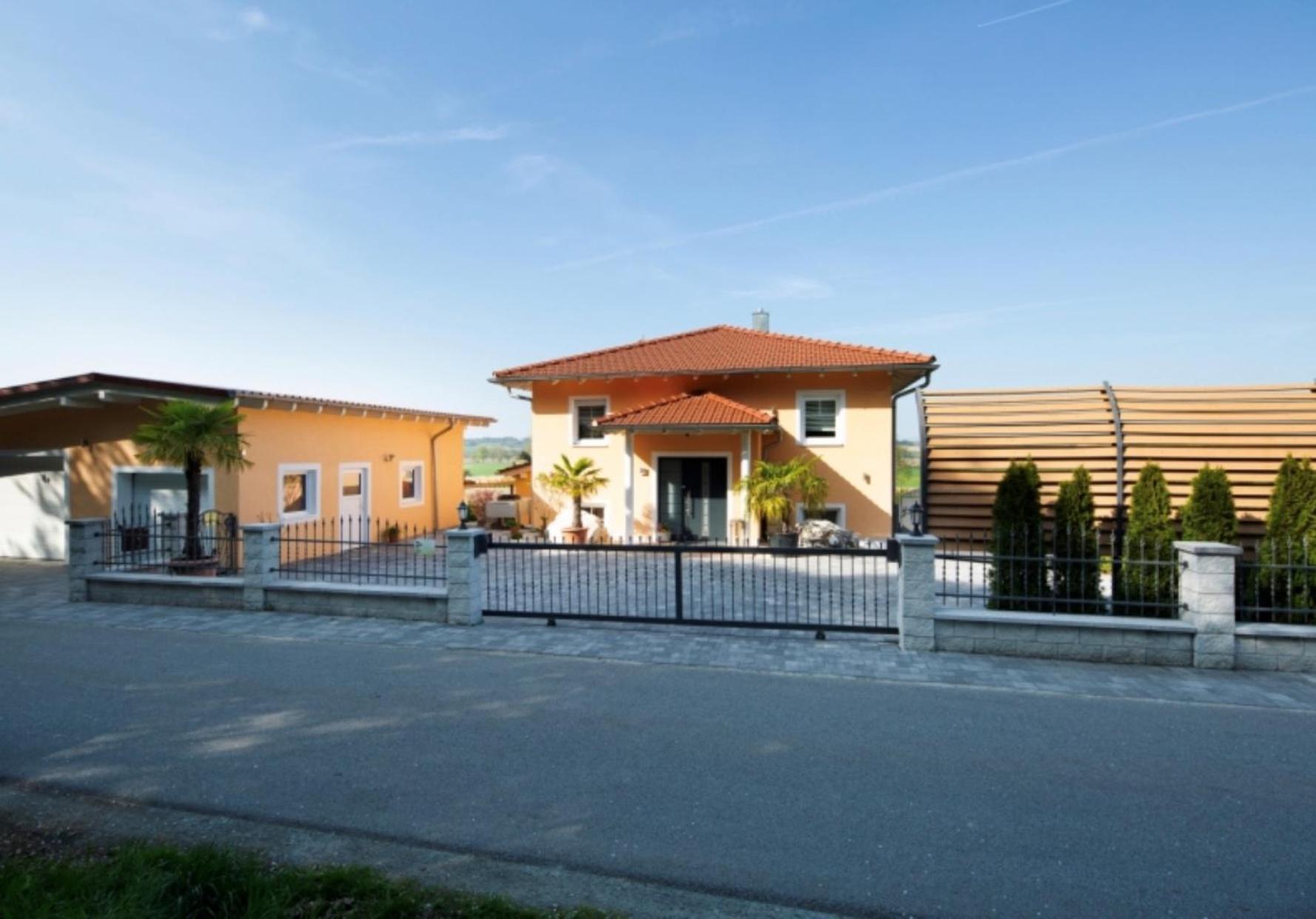 5 Sterne Centurion Ferienhaus Villa 2 Pools 86 Zoll Tv Aldersbach Buitenkant foto
